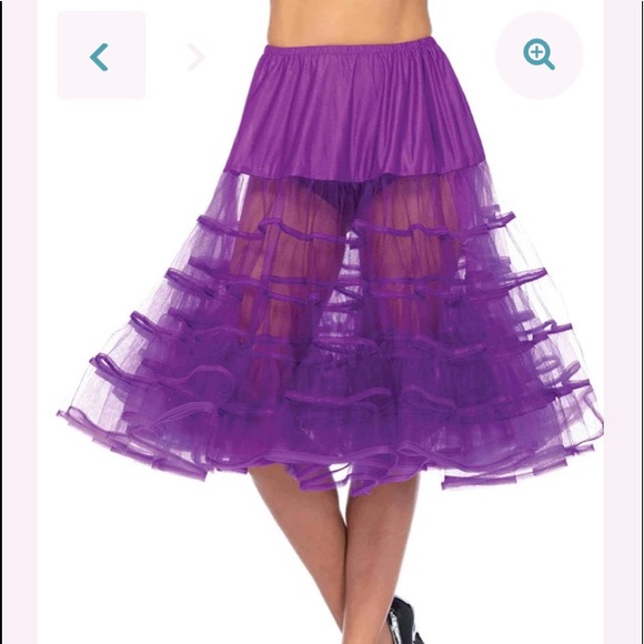 NWT KNEE LENGTH PETTICOATS IN MULTIPLE COLORS! - Picture 5 of 11
